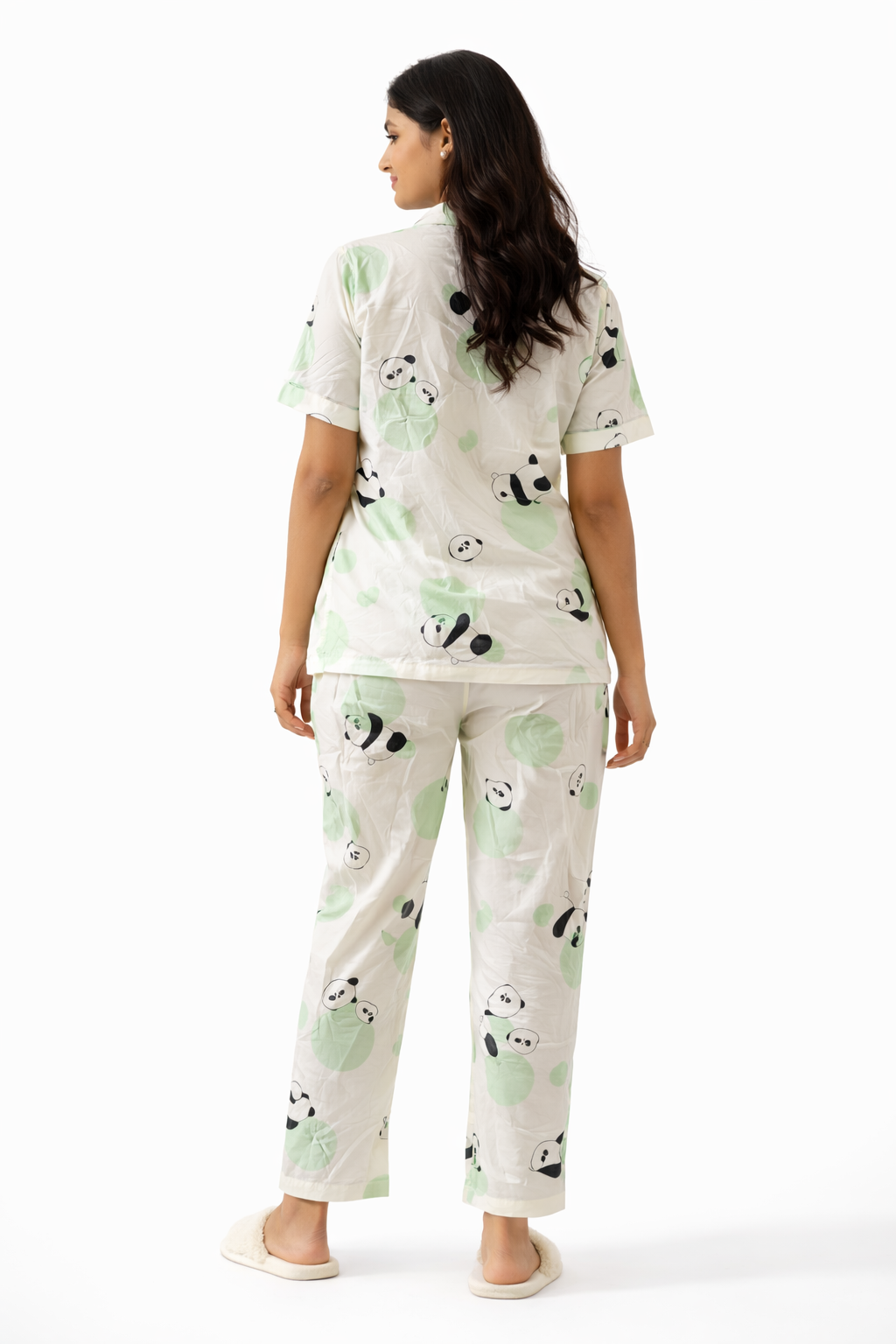 Green Panda Night Suit