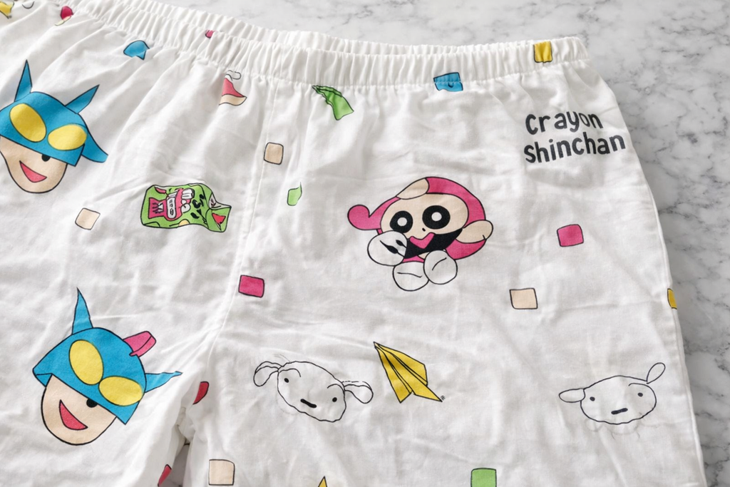 White Shin Chan Night Suit