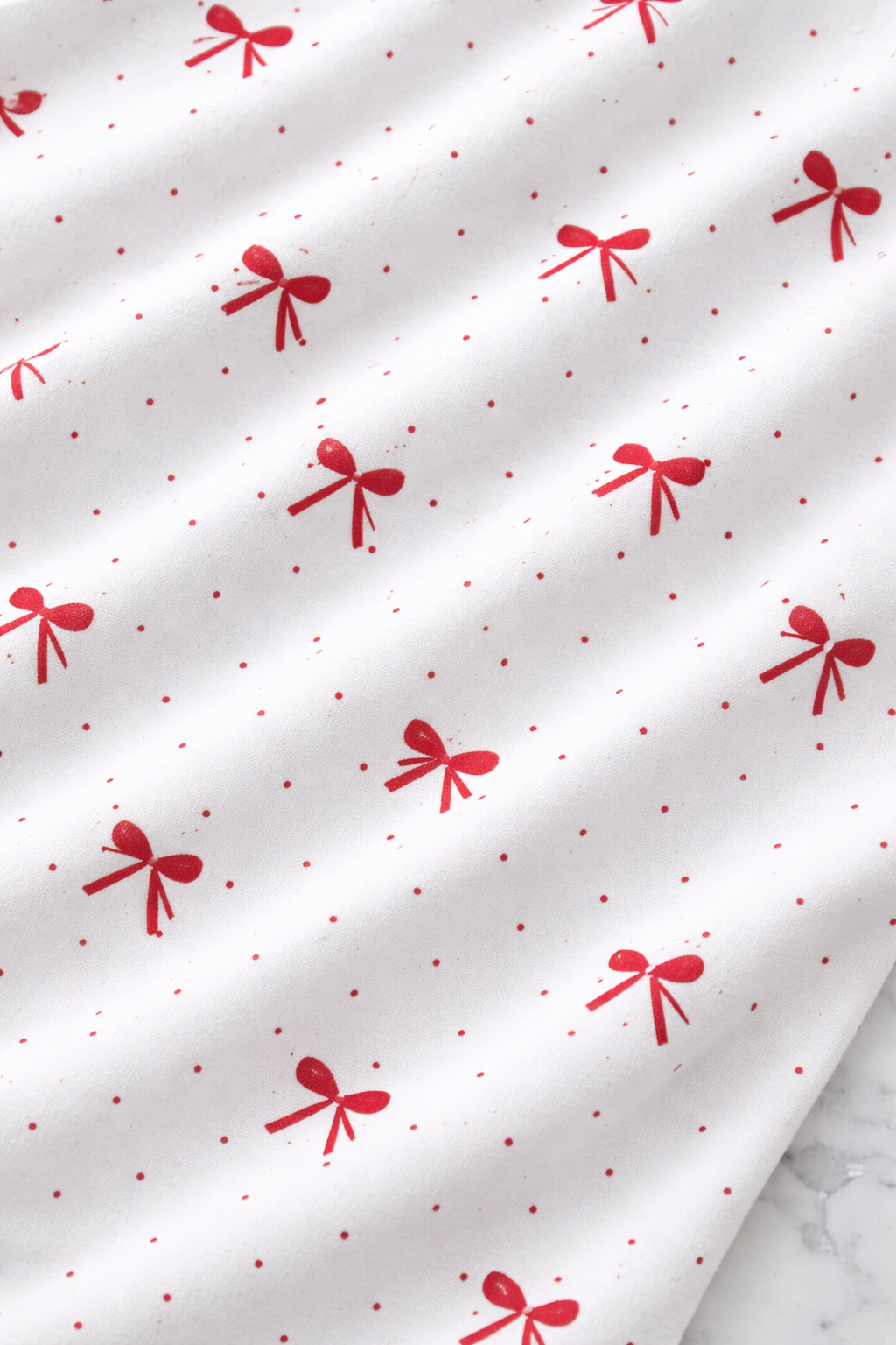 Red & White Night Suit