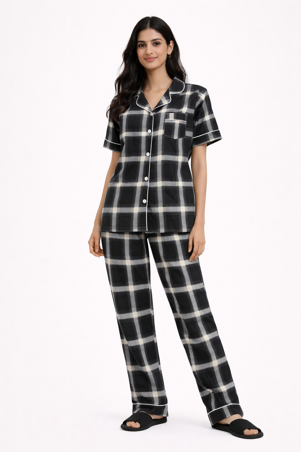 Plaid Night Suit