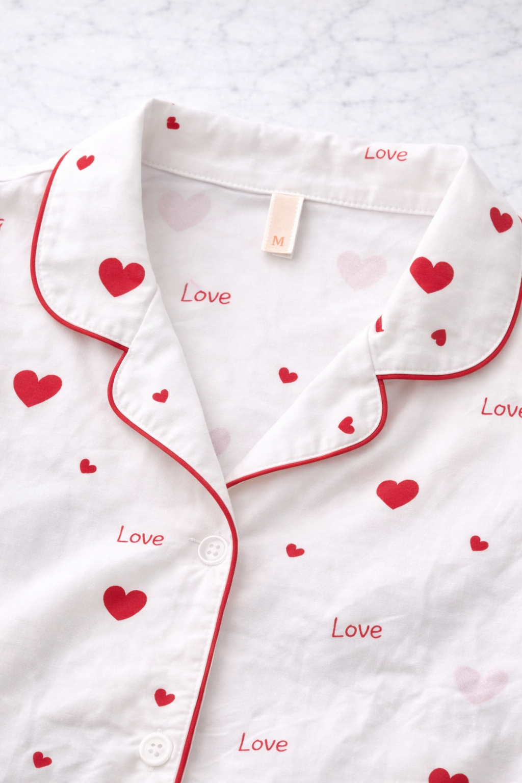 Red & White Night Suit