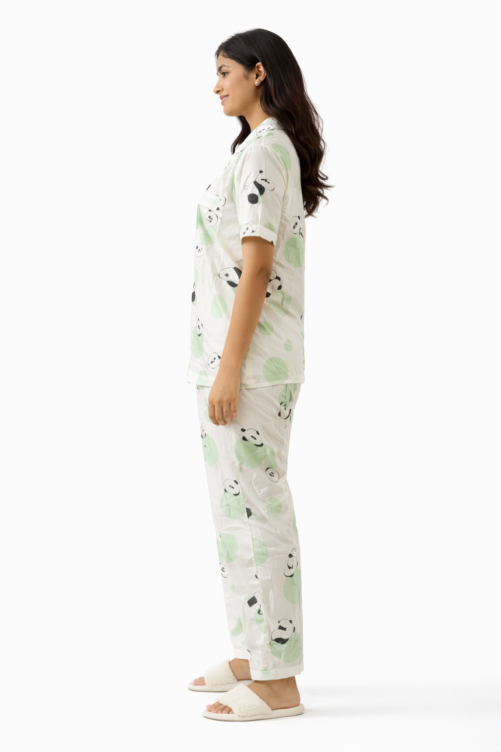 Green Panda Night Suit